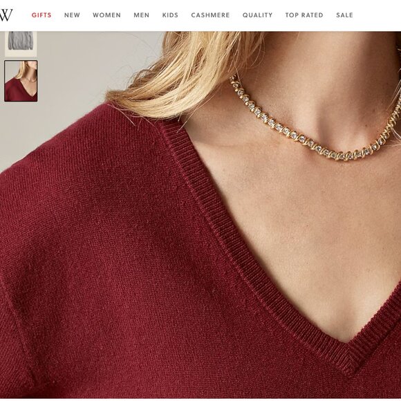 Priced to Sell! J. Crew 100% Cashmere Cranberry Red Sweater size small - Picture 2 of 13